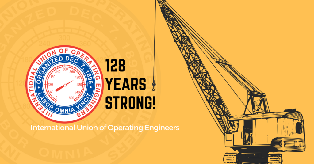 IUOE 128 Years Anniversary Image Banner