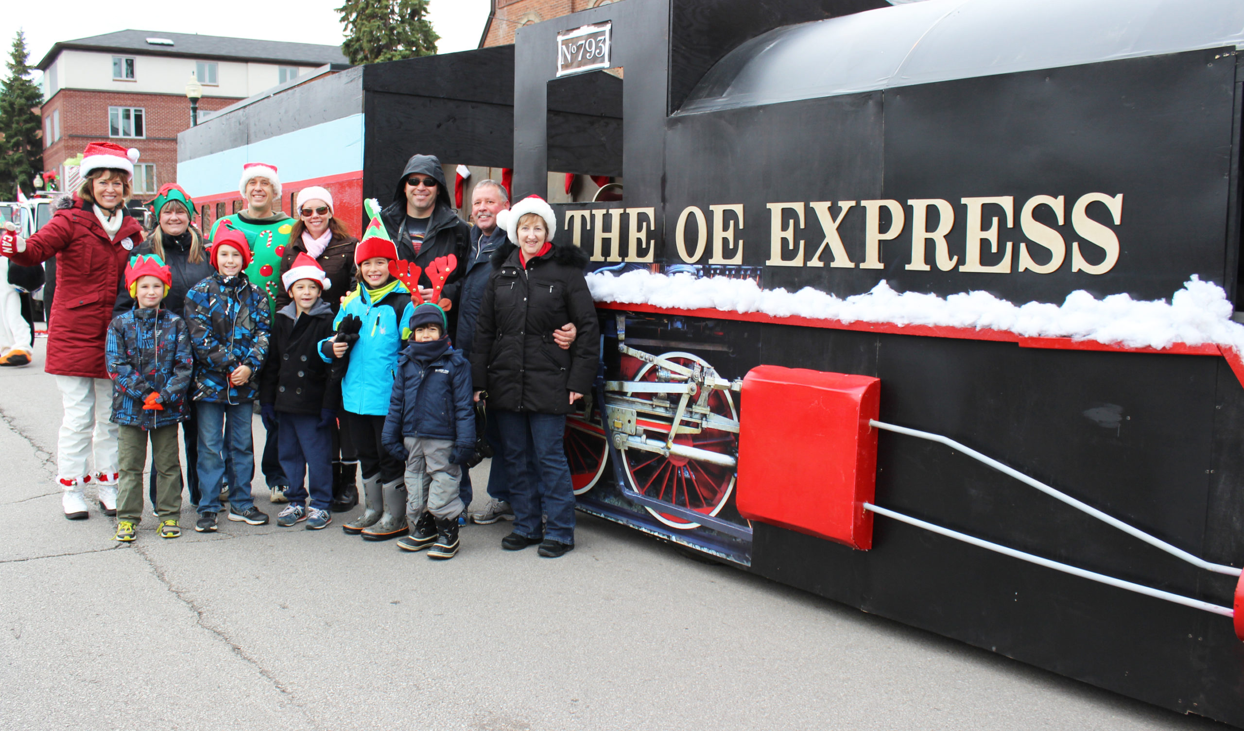 The Santa Claus parade attracted Local 793 members and families.