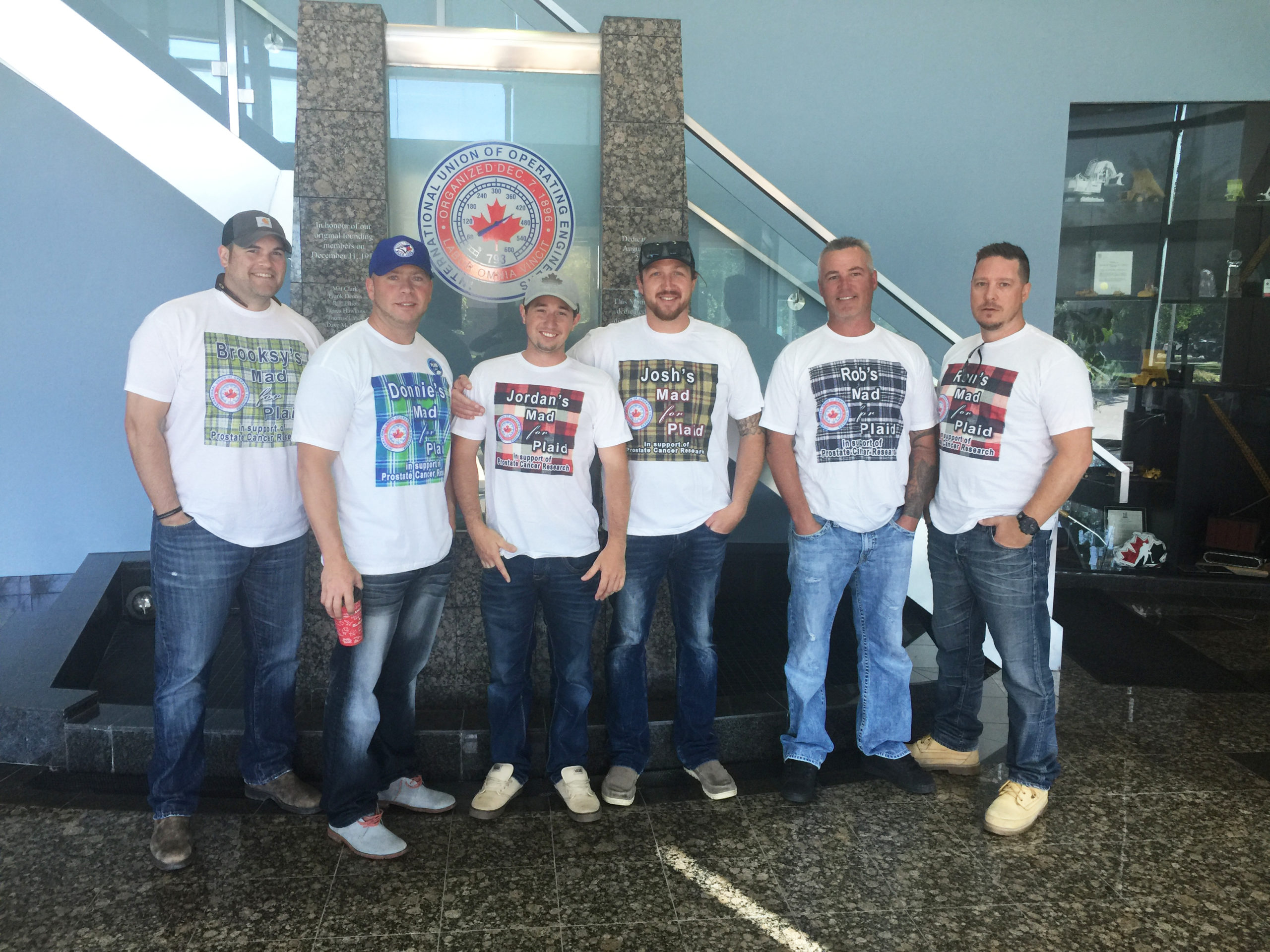 Local 793 and OETIO staff took part in the Plaid for Dad campaign, helping to raise funds for prostate cancer research.