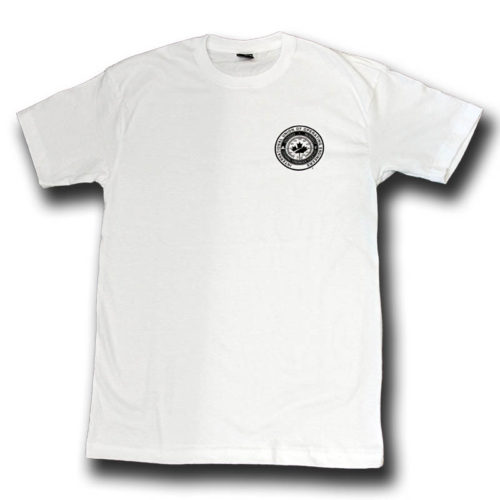 White T-Shirt With Union Dial Logo