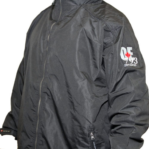 Black Lightweight Windbreaker Jacket