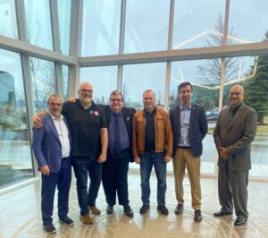 Business Manager Mike Gallagher with IUOE Local 793 Team