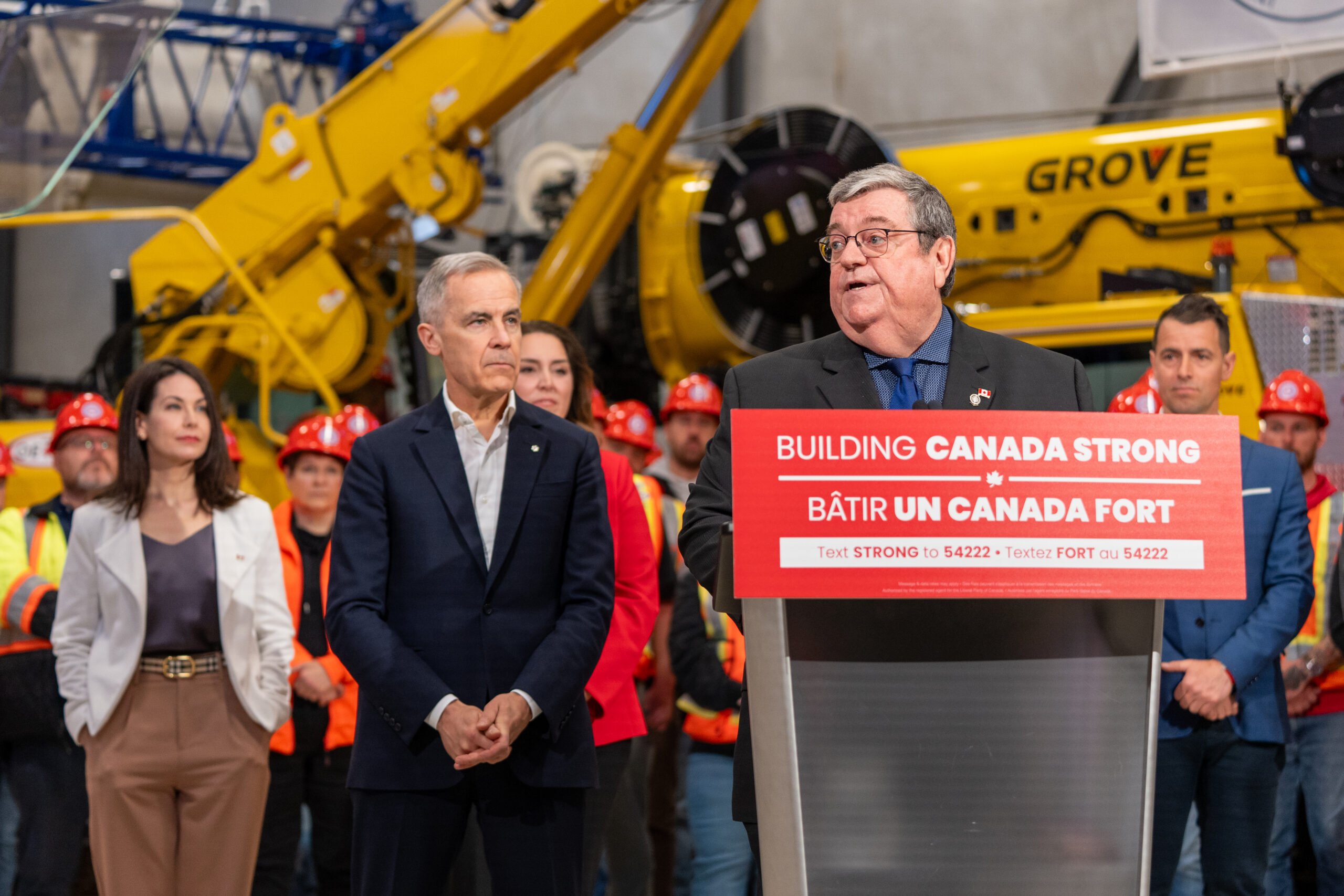 Business Manager Mike Gallagher Giving Speech