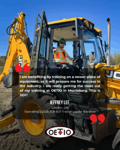 Ashleigh Emmell (Timmins, ON) Operating a 2025 Komatsu D39PXI Dozer (2)