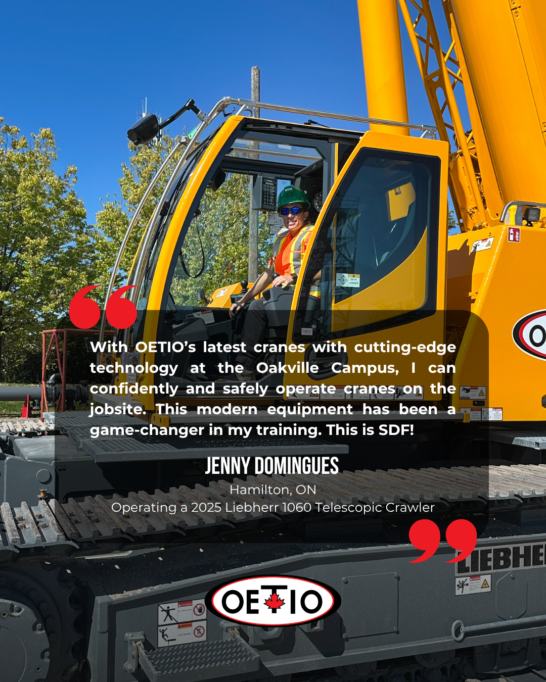 Ashleigh Emmell (Timmins, ON) Operating a 2025 Komatsu D39PXI Dozer (4)