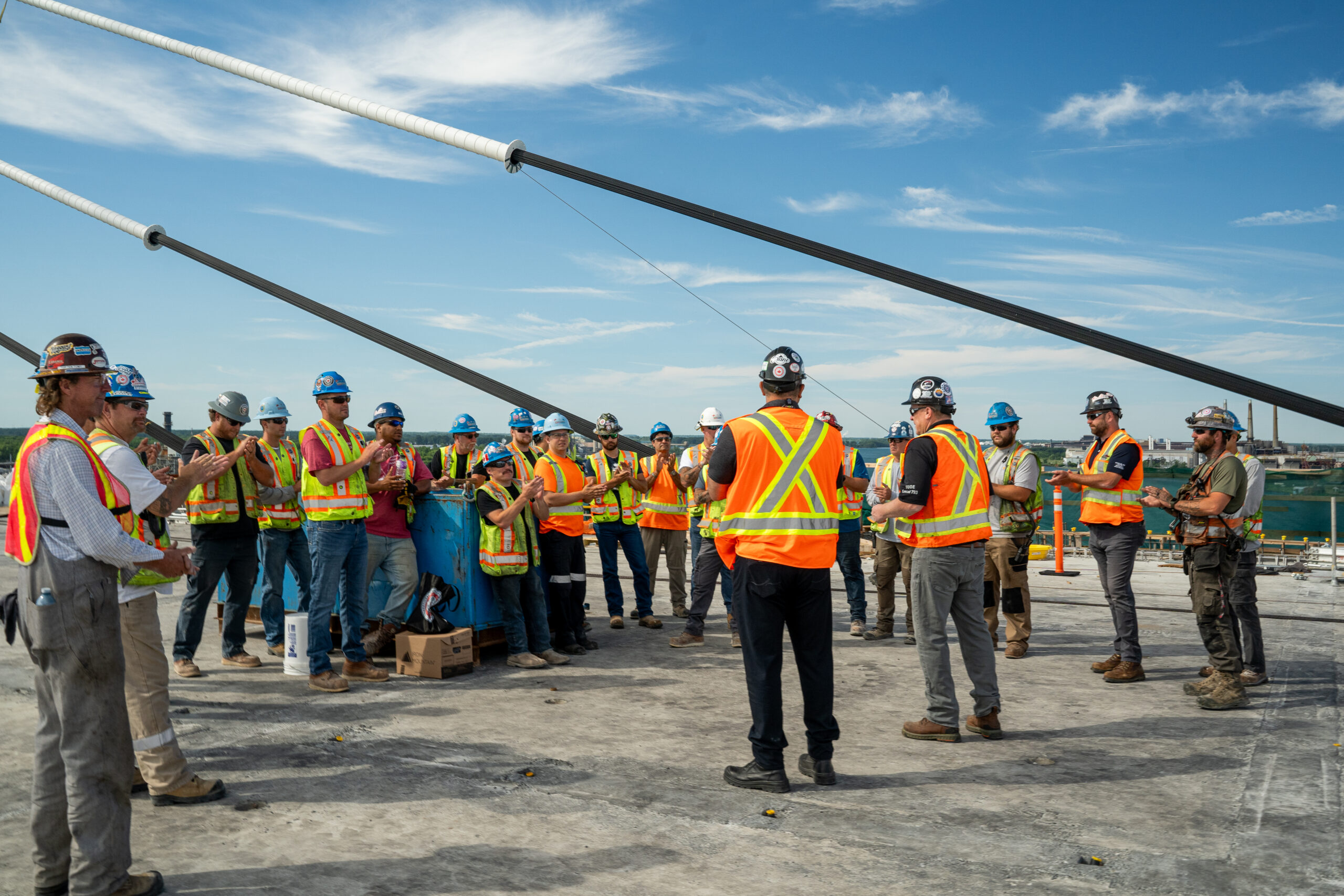President Dave Turple speaking to Local 793 members.