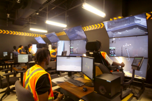 Hammer Head trainees in the OETIO simulation room.