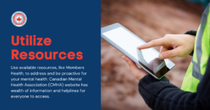 Mental Health Week 2024 - Utilize Resources