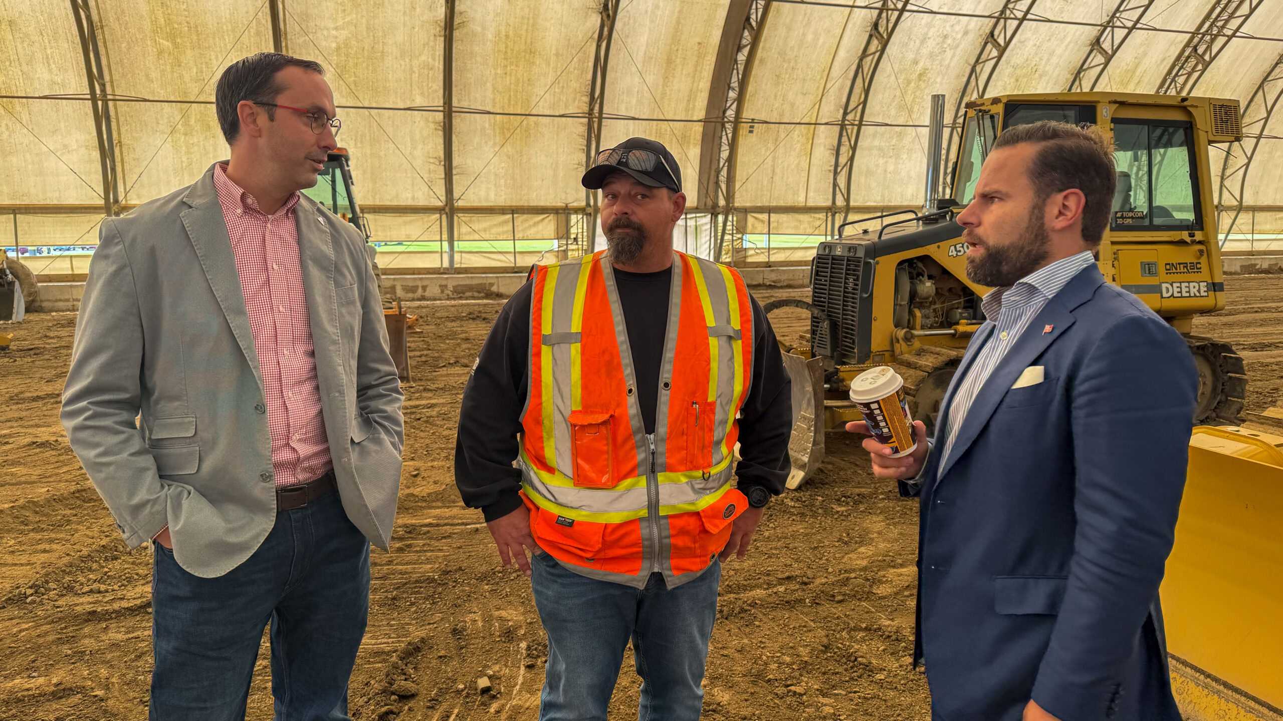 David Piccini and Nolan Quinn visits Morrisburg 5