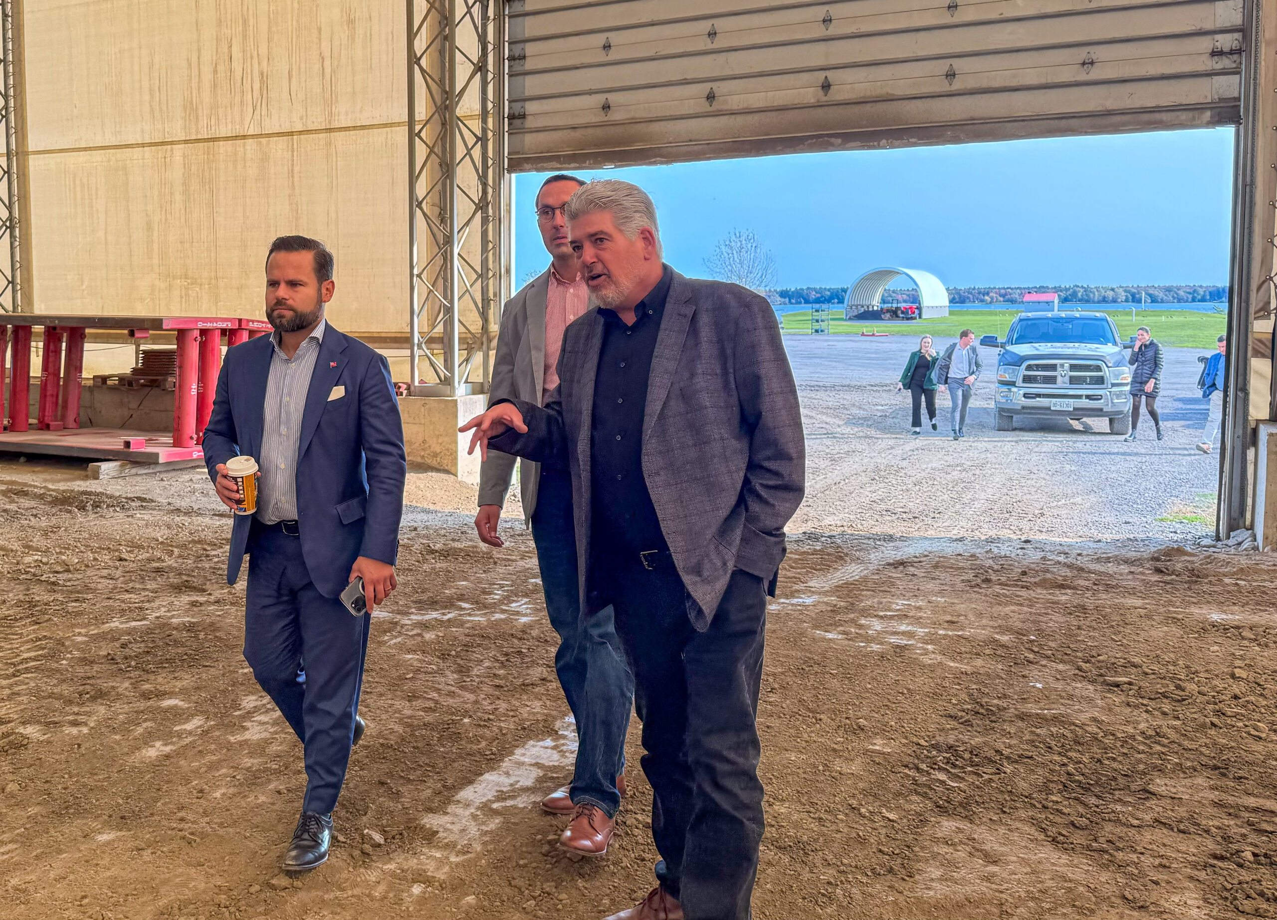 David Piccini and Nolan Quinn visits Morrisburg 6