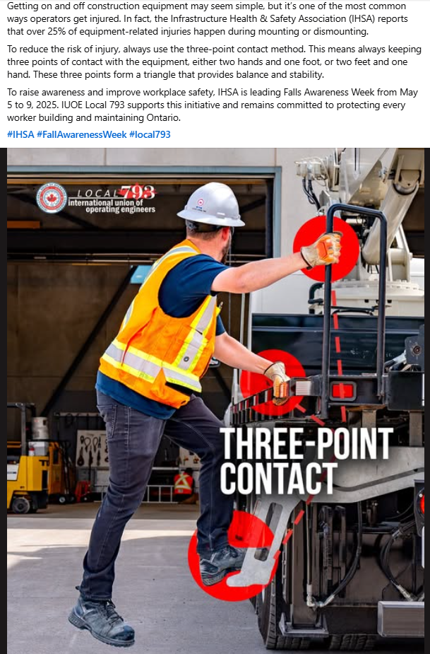 Three-Point Contact. Zero Excuse. - Social Post
