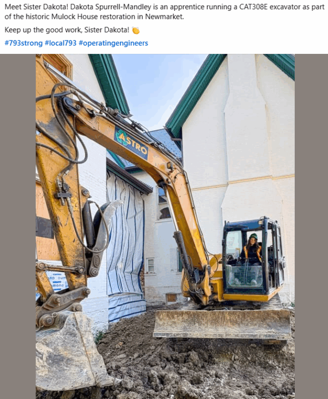 Sister Dakota Running Excavator - Image