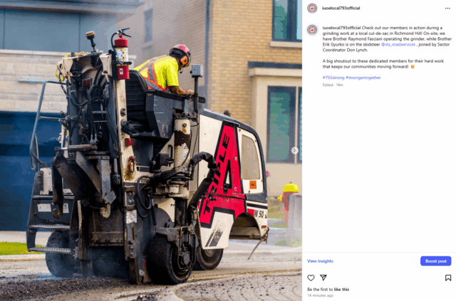 Paving and Grading - Social Post