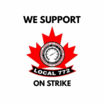 Local 722 strike - Button