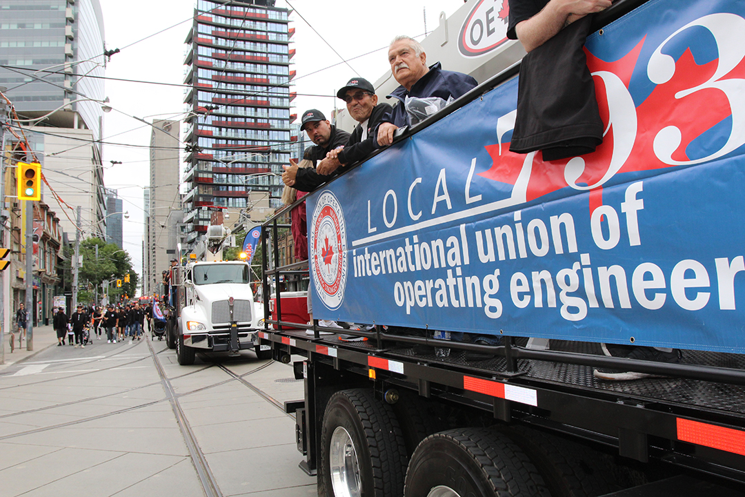 Local 793 returns to Labour Day parades across Ontario IUOE Local 793